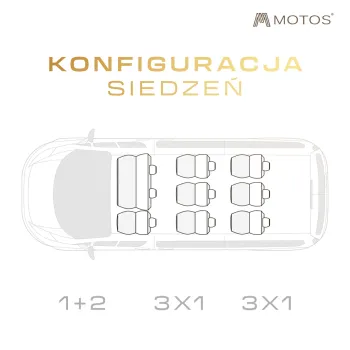 Pokrowiec do Opel Vivaro I A 2001-2014 9 osobowy