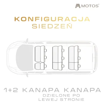 Pokrowiec do Ford Transit Custom I 2012-2023 9 osobowy