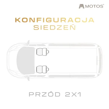 Pokrowiec do Renault Express II od 2021 przedni rząd siedzeń