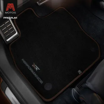 Spersonalizowane welurowe dywaniki samochodowe kompatybilny z Volkswagen Touareg II 2010-2018