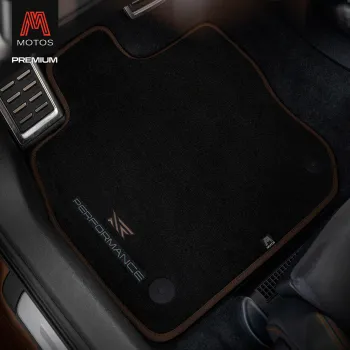 Spersonalizowane welurowe dywaniki samochodowe kompatybilny z Volkswagen Touareg II 2010-2018