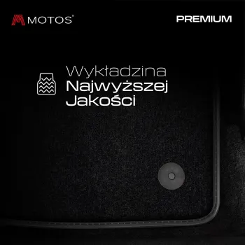 Welurowy dywanik kierowcy Premium kompatybilny z Peugeot 107 2005-2014