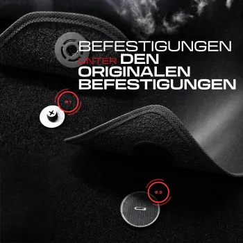 Spersonalizowane welurowe dywaniki samochodowe kompatybilny z Volkswagen UP od 2011