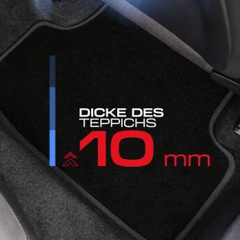 Spersonalizowane welurowe dywaniki samochodowe kompatybilny z Volkswagen UP od 2011