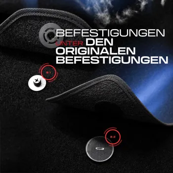 Spersonalizowane welurowe dywaniki samochodowe kompatybilny z Volkswagen UP od 2011