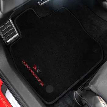 Spersonalizowane welurowe dywaniki samochodowe kompatybilny z Volkswagen UP od 2011