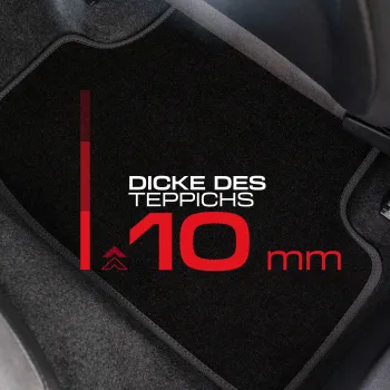 Spersonalizowane welurowe dywaniki samochodowe kompatybilny z Volkswagen UP od 2011