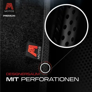 Spersonalizowane welurowe dywaniki samochodowe kompatybilny z Volkswagen Touareg II 2010-2018