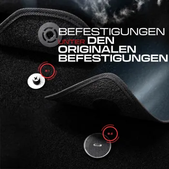 Spersonalizowane welurowe dywaniki samochodowe kompatybilny z Volkswagen UP od 2011