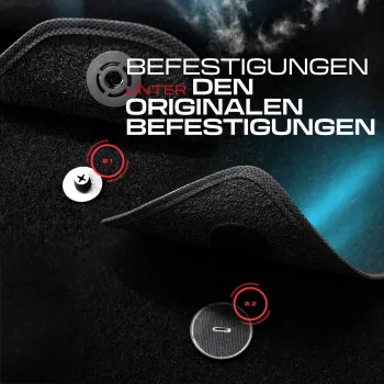 Spersonalizowane welurowe dywaniki samochodowe kompatybilny z Volkswagen UP od 2011