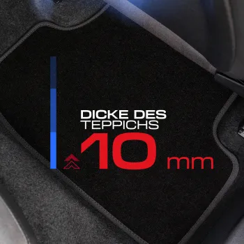 Spersonalizowane welurowe dywaniki samochodowe kompatybilny z Volkswagen UP od 2011