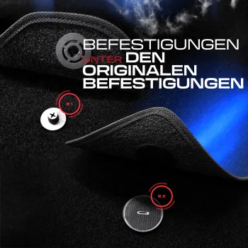 Spersonalizowane welurowe dywaniki samochodowe kompatybilny z Volkswagen UP od 2011