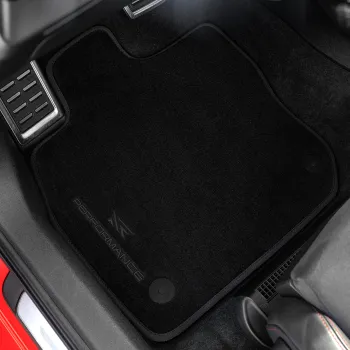 Spersonalizowane welurowe dywaniki samochodowe kompatybilny z Volkswagen Touran II od 2015 7 osobowy