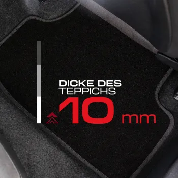 Spersonalizowane welurowe dywaniki samochodowe kompatybilny z Volkswagen Touran II od 2015 7 osobowy