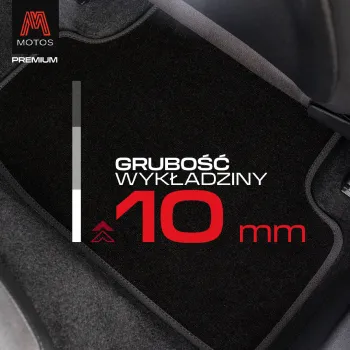 Spersonalizowane welurowe dywaniki samochodowe kompatybilny z Volkswagen Touareg II 2010-2018