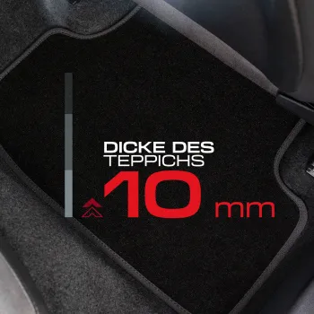 Spersonalizowane welurowe dywaniki samochodowe kompatybilny z Volkswagen UP od 2011