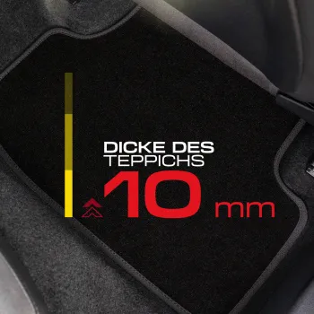 Spersonalizowane welurowe dywaniki samochodowe kompatybilny z Volkswagen Touran II od 2015 7 osobowy