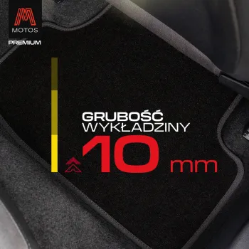 Spersonalizowane welurowe dywaniki samochodowe kompatybilny z Volkswagen Touareg II 2010-2018