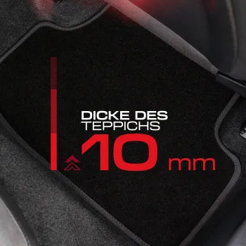 Spersonalizowane welurowe dywaniki samochodowe kompatybilny z Volkswagen UP od 2011