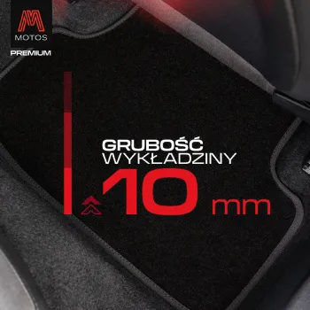 Spersonalizowane welurowe dywaniki samochodowe kompatybilny z Volkswagen Touareg I 2002-2010 8 stoperów