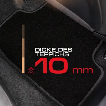 Spersonalizowane welurowe dywaniki samochodowe kompatybilny z Hyundai i30 I 2007-2012 Hatchback