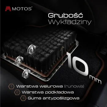 Dywaniki welurowe Premium kompatybilny z Alfa Romeo Brera 2006-2010