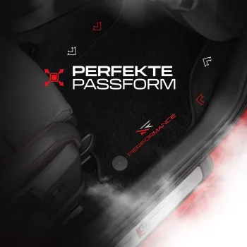 Spersonalizowane welurowe dywaniki samochodowe kompatybilny z Volkswagen Touran II od 2015 7 osobowy