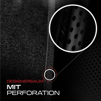 Spersonalizowane welurowe dywaniki samochodowe kompatybilny z Volkswagen Touran II od 2015 7 osobowy