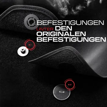 Spersonalizowane welurowe dywaniki samochodowe kompatybilny z Volkswagen Touran II od 2015 7 osobowy