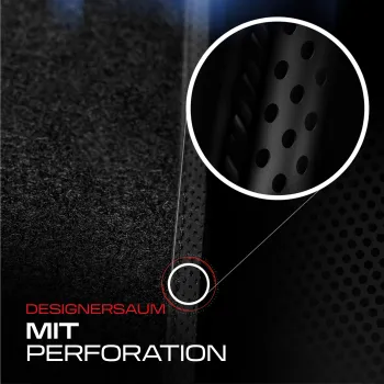 Spersonalizowane welurowe dywaniki samochodowe kompatybilny z Volkswagen Touran II od 2015 7 osobowy