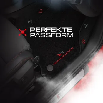 Spersonalizowane welurowe dywaniki samochodowe kompatybilny z Volkswagen Touran II od 2015 7 osobowy