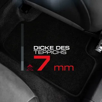 Spersonalizowane welurowe dywaniki samochodowe kompatybilny z Jeep Compass I 2006-2016