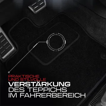 Spersonalizowane welurowe dywaniki samochodowe kompatybilny z Jeep Compass I 2006-2016