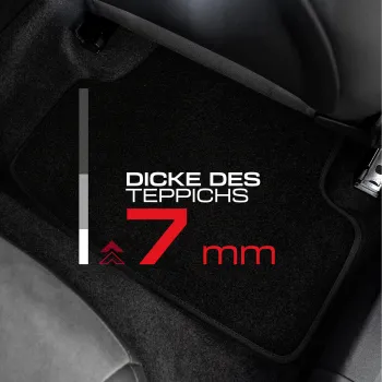 Spersonalizowane welurowe dywaniki samochodowe kompatybilny z Jeep Compass I 2006-2016