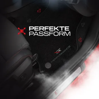 Spersonalizowane welurowe dywaniki samochodowe kompatybilny z Volkswagen Touran II od 2015 7 osobowy