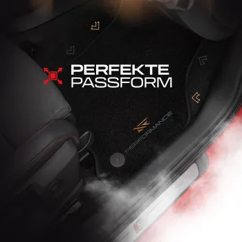 Spersonalizowane welurowe dywaniki samochodowe kompatybilny z Volkswagen Touran II od 2015 7 osobowy