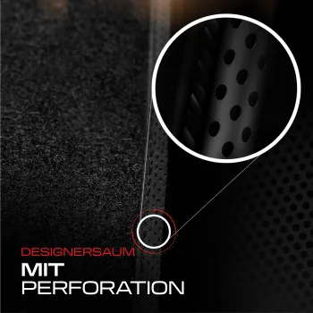 Spersonalizowane welurowe dywaniki samochodowe kompatybilny z Volkswagen Touran II od 2015 7 osobowy