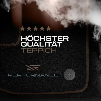 Spersonalizowane welurowe dywaniki samochodowe kompatybilny z Volkswagen Touran II od 2015 7 osobowy