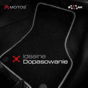 Welurowy dywanik kierowcy Standard kompatybilny z Toyota Auris I 2007-2012