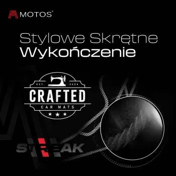 Welurowy dywanik kierowcy Standard kompatybilny z Toyota Auris I 2007-2012