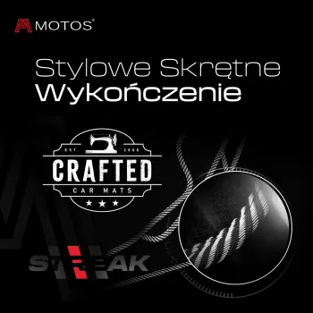 Welurowy dywanik kierowcy Standard kompatybilny z Toyota Auris I 2007-2012