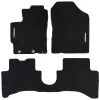 Welurowe dywaniki podłogowe pasują do Toyota Yaris III 2011-2020 Hatchback, Hybryda (HEV)