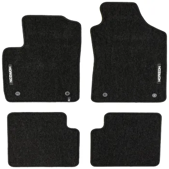 Welurowe dywaniki podłogowe pasują do Fiat 500 od 2007 Hatchback