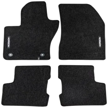 Welurowe dywaniki podłogowe pasują do Jeep Renegade od 2014 Hybryda (HEV)