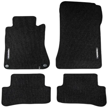 Welurowe dywaniki podłogowe pasują do Mercedes-Benz Klasa C CL203 2000-2007 Coupe