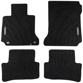 Welurowe dywaniki podłogowe pasują do Mercedes-Benz Klasa C S204 2007-2014 Kombi
