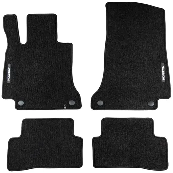 Welurowe dywaniki podłogowe pasują do Mercedes-Benz Klasa C S205 2014-2021 Kombi