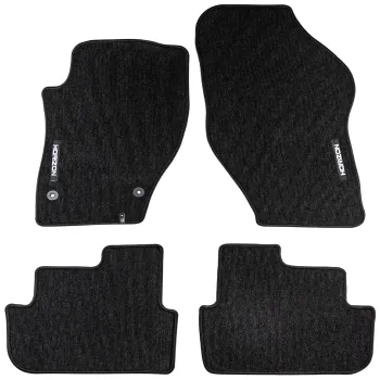 Welurowe dywaniki podłogowe pasują do Peugeot 308 I 2007-2013