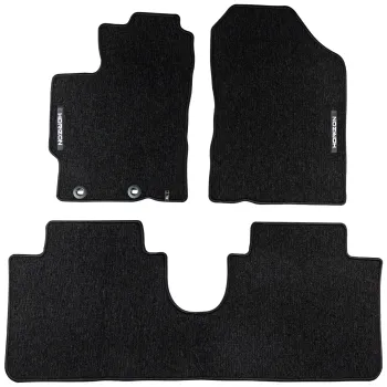 Welurowe dywaniki podłogowe pasują do Toyota Yaris III 2011-2020 Hatchback, nie pasują do Hybrydy (HEV)