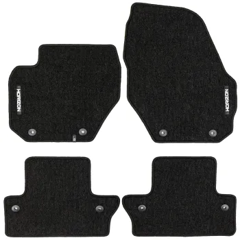 Welurowe dywaniki podłogowe pasują do Volvo S60 II 2010-2018 Sedan
